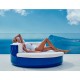 Bain de Soleil ULM Vondom DayBed Sofa Laqué Bleu