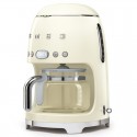 Smeg programável cafeteira ano 50 creme Chromé