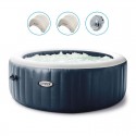 Spa Intex Blue Navy Luftblasen 6 Plätze Luxus Pure Spa