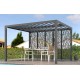 Lâminas orientais bioclimáticas pergola 11m2 e fachada brise-vue 3.6m