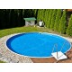 Piscina rotonda Azuro PoolMarina lusso freestanding o sepolto 5.5x1.20