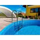 Piscine Ovale Azuro Ibiza Family 700 Luxe Enterrée