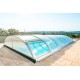 Pool shelter in Aluminum and Polycarbonate 390 x 642 x 75