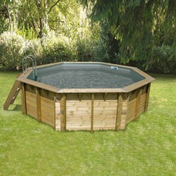 Pool Wood Ubbink Océa 430 H120cm Forro Cinza