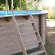 Piscine Bois Ubbink Océa 470X860 H130cm Liner gris