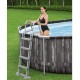 Piscine Swing Ovale Design bois 610x366x120