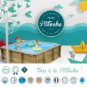 Swimming pool Wood for children Pistoche 2x2m