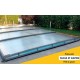 Abri de Piscine Ultraplat Abrisol télescopique Tapia prêt à poser pour piscine 800 x 400