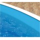 Piscina Azuro Round 360x120 stile pietre grigie con filtro a sabbia