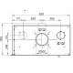 Wood Insert Ferlux Panoramic 90 Angle with 2 glazed sides 18 kW