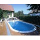 Piscine Ovale Ibiza Azuro 12mx6m H150cm Enterrée