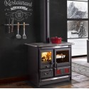 Cuisinière à bois Nordica Extraflame Rosa L 9kW Noir