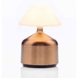 Lampada da tavolo Imagilights Led Maiden Piccola conica sabbia bronzo