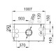 Wood insert Bronpi Cairo 90-D Double Face Vision 14kW with air intake