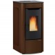 Ventilated pellet stove La Nordica Extraflame Sabry Prestige Line 7kW Black