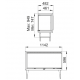 Bronpi Cairo 110-D 2 Finestre Inserto Legno Visione Laterale Destra 15kW