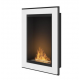 SIMPLEfire Frame 550 Black Bioethanol Fireplace with 1 Window