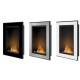 SIMPLEfire Frame 550 Stainless Steel Bioethanol Fireplace with 1 pane of glass