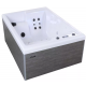 Square NetSpa Wave 5-Sitzer-Whirlpool aus Acryl