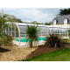 Mid-height pool enclosure Abrisol Tabarca Fixed veranda 17x550m