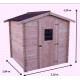 Wooden Garden Shed Dublin 2.1x2 Habrita 4.3m2