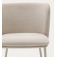 Lot de 2 Chaises Tissus et métal beige Elia VeryForma