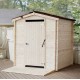 Alpina houten droogtoilet overkapping 2.21x3.04 Habrita 4.64m2