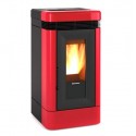 La Nordica Extraflame Lucia 12 kW Stufa a Pellet Ventilata Bordeaux