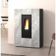 Fogão a Pellets Estreito La Nordica Extraflame Marilena Plus AD 8kW Preto