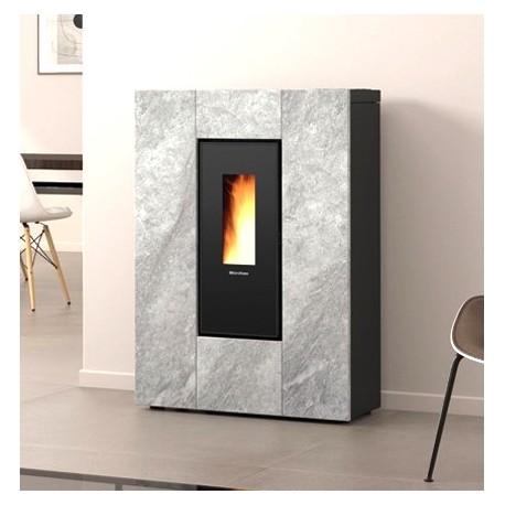 La Nordica Extraflame Marilena Plus AD 8kW Stufa a Pellet Stretta Nera