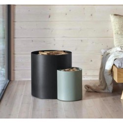 Jumo Log Rack Black and Sage Green Dixneuf Design