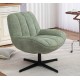 Ena Green Swivel Stoffen Fauteuil VeryForma