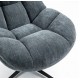 Fauteuil Pivotant Molo tissu Bleu VeryForma