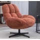 Fauteuil Pivotant Molo tissu terracotta VeryForma