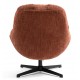 Molo Draaifauteuil Terracotta Stof VeryForma