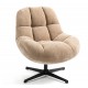 Fauteuil Pivotant Molo tissu sable VeryForma