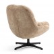 Fauteuil Pivotant Molo tissu sable VeryForma