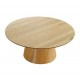 Table Basse Ronde Olen placage en bois de chêne VeryForma