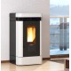 Lucia Plus Pelletofen mit Kanal 12 kW La Nordica Extraflame Weiß