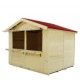 Sylva 4x2,4m Habrita 9.6m2 spruce wood merchant shop