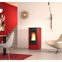 Dahiana Plus VFS 10 kW pelletkachel met kanalen La Nordica Extraflame Ivory