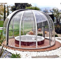 Sfero Abrilios Round Sliding Enclosure 5.74m Transparent