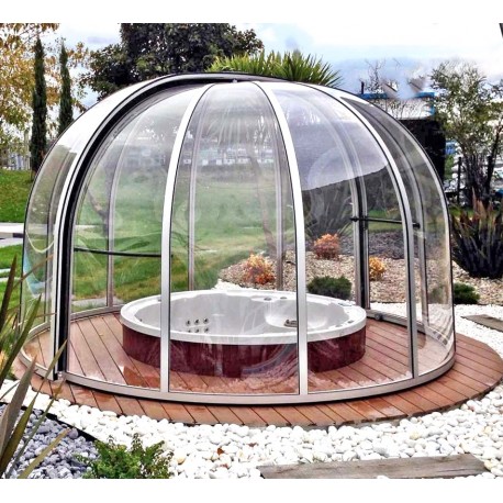 Sfero Abrilios Round Sliding Enclosure 4,74m Transparent