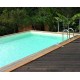 Piscina de madera Sunwater 550x300 H140cm Liner beige Ubbink