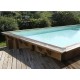 Sunwater Houten Zwembad 550x300 H140cm Liner beige Ubbink